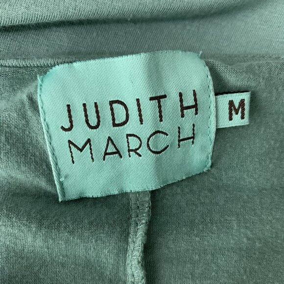 Judith March Medium Green Tunic Dress Embroidered Boho Long Sleeve - Picture 5 of 6